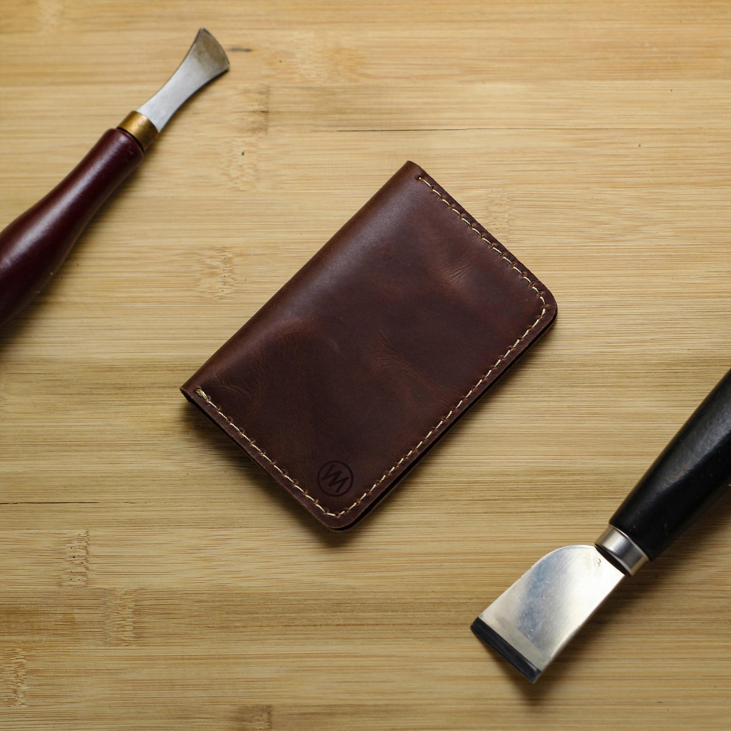 CARD HOLDER PURE LEATHER BROWN