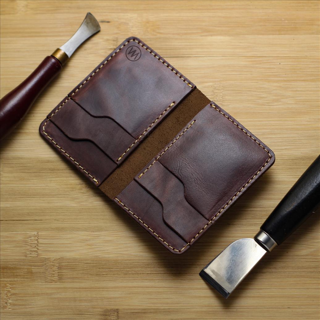 CASH POCKET CARD HOLDER BROWN