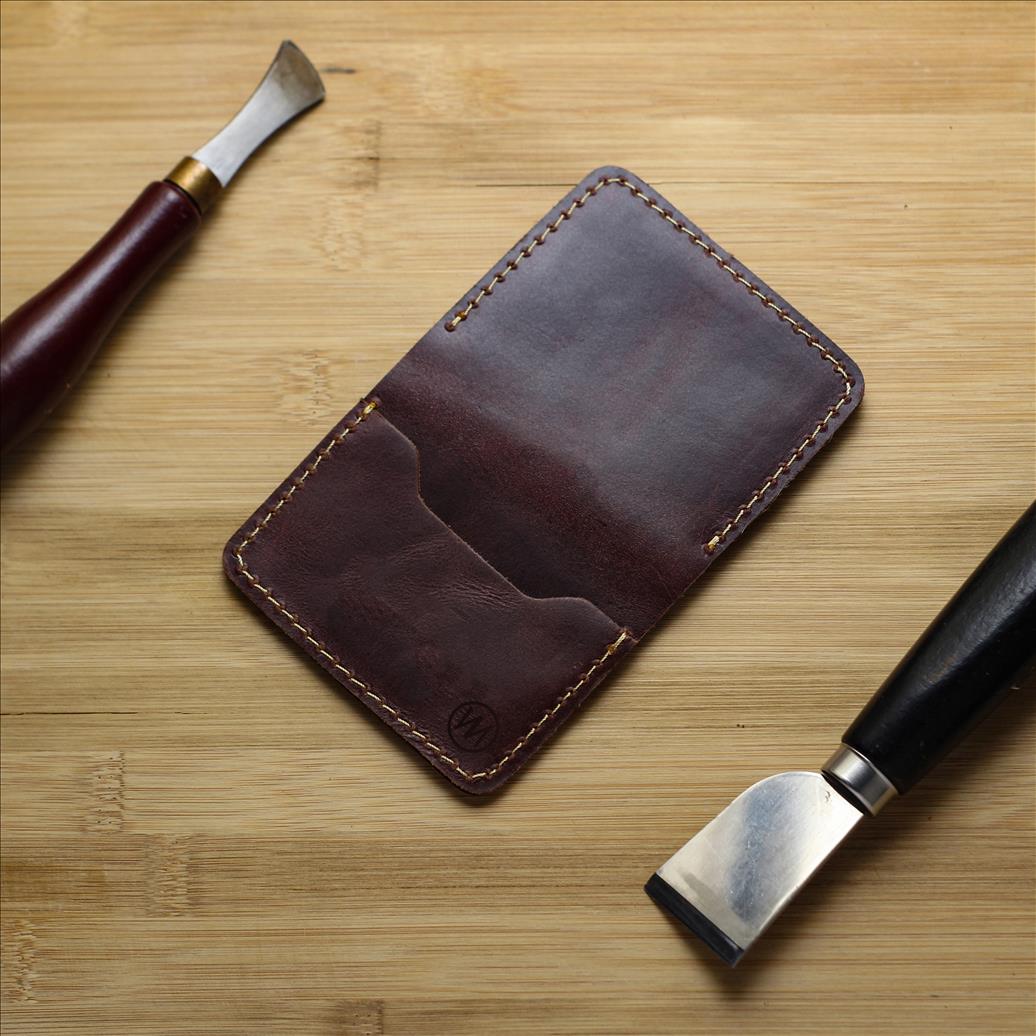 VISIBLE CARD HOLDER PURE LEATHER WALLET BROWN